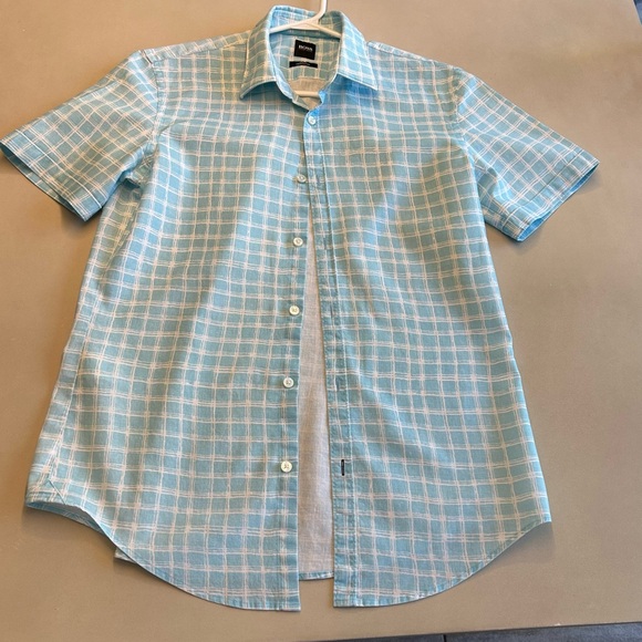 Hugo Boss Mens Aqua Slim Fit Checkered Shirt
Size S - Picture 5 of 10